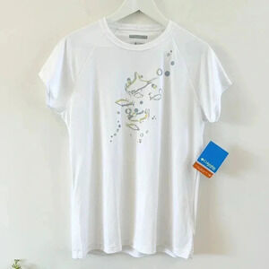 NWT Columbia Omi-Shade Fish Graphic Tee Shirt Size XL Women’s